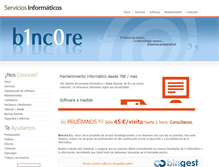 Tablet Screenshot of bincore.com